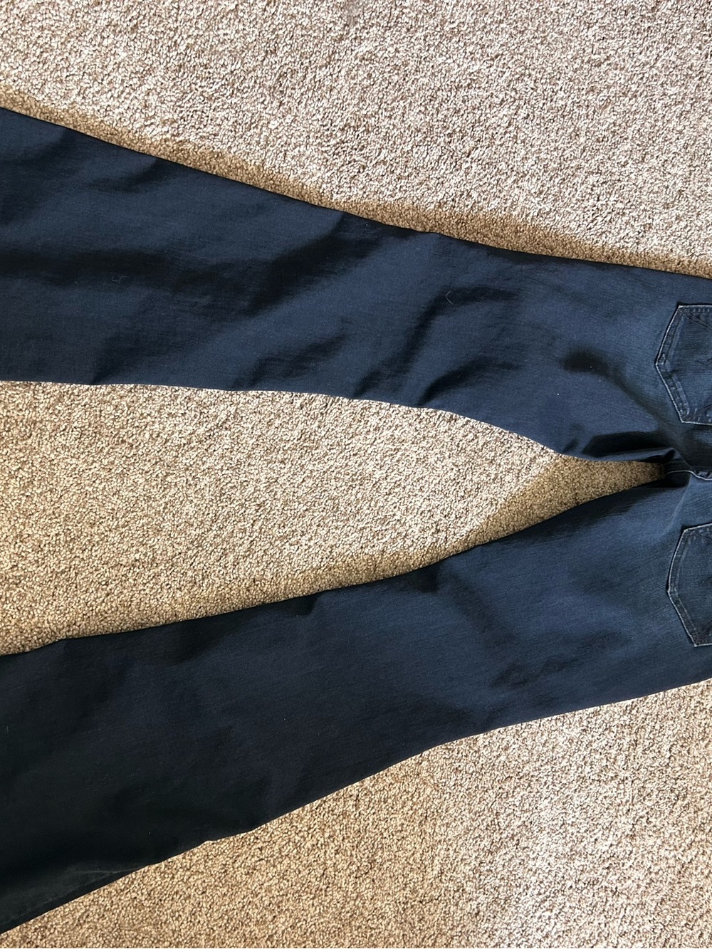 MOTHER The Cruiser Dark Wash Flare Leg Jeans. “When the Going Gets Tough”. SZ 30 - Picture 4 of 10